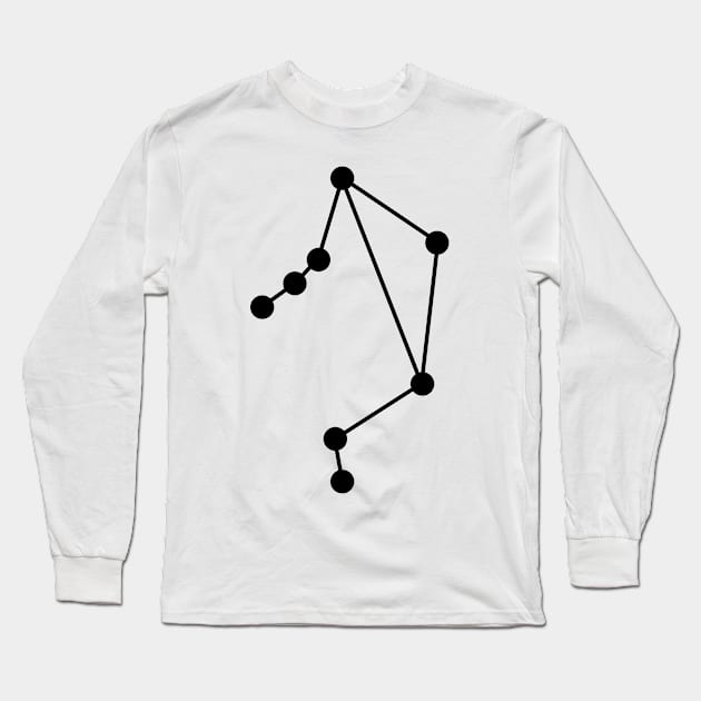 Libra Horoscope Zodiac Long Sleeve T-Shirt by renzkarlo